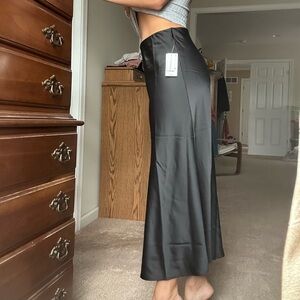 Bar III Black Silk Skirt - brand new with tags - originally $79